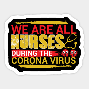 Corona virus T-shirts Sticker